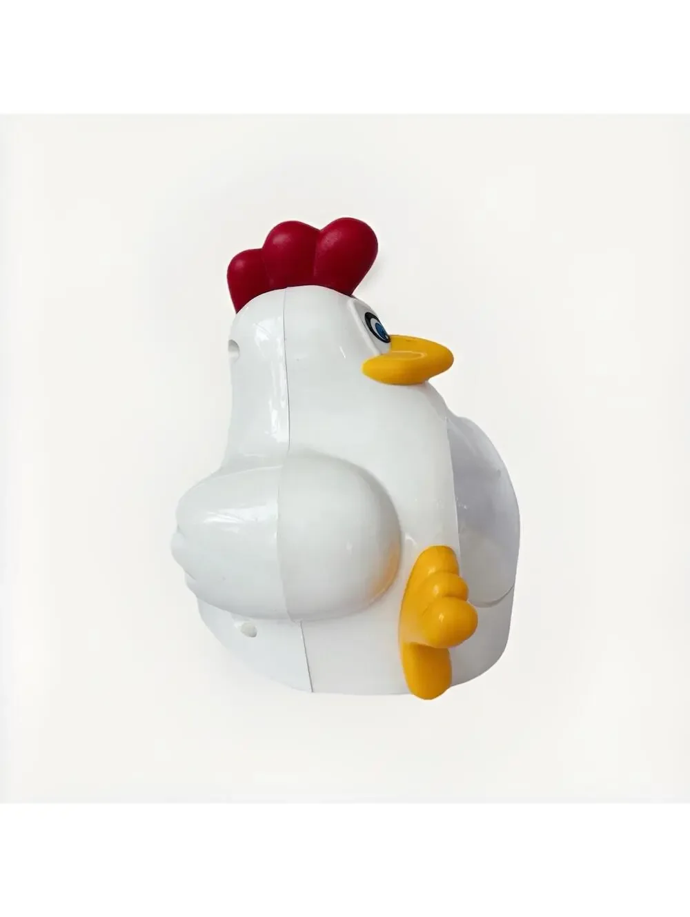 (RF) RARE Sunko Talking Rooster Clock Buenos Dias Animated Working 1980s Vintage